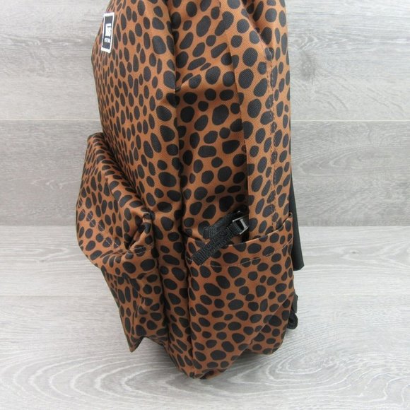 Vans Old Skool H20 Backpack School Travel Bag 22L Brown Black Animal Print NEW - Picture 6 of 12
